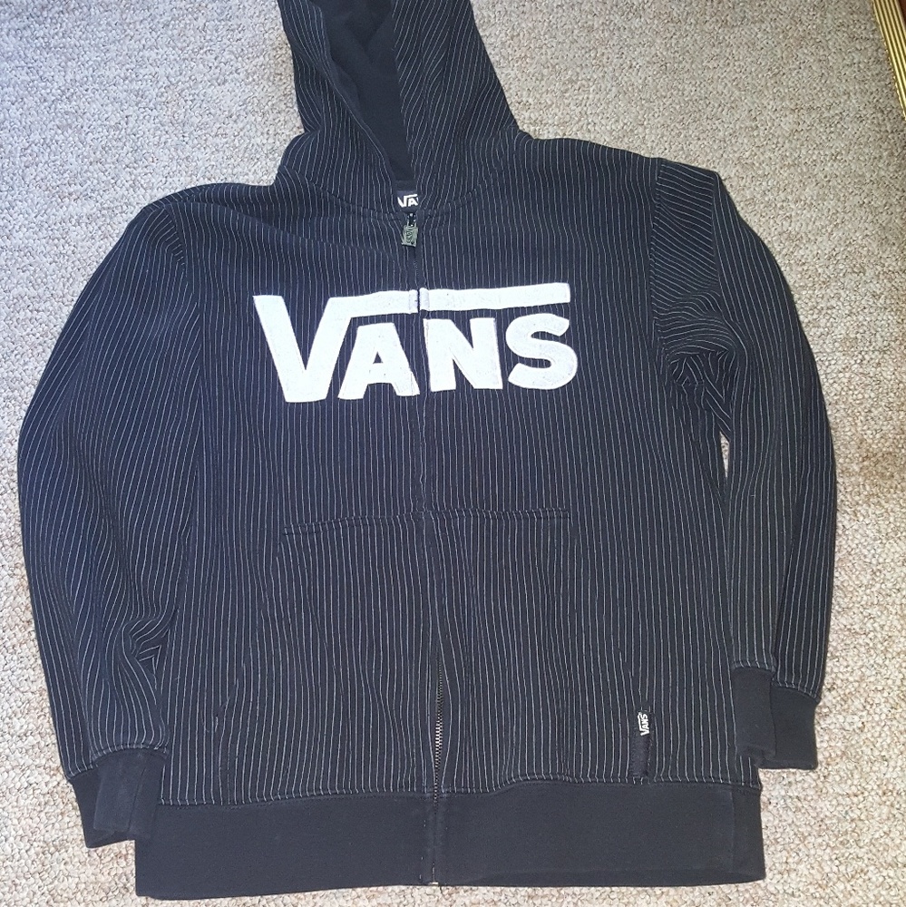Donating soon!!Vans full zip hoodie